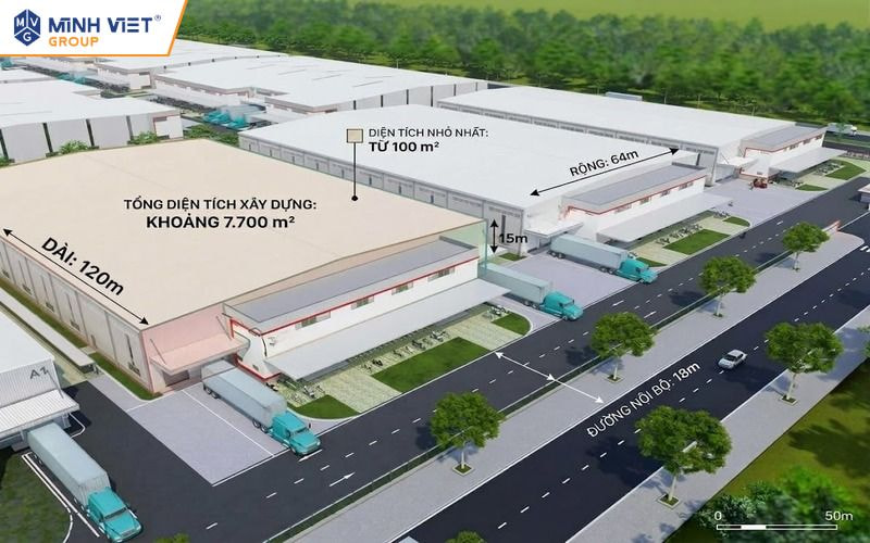 Diện tích kho xưởng Tân Lập - Đan Phượng cho thuê
